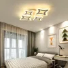 Simple Modern LED Acrylic Star Ceiling Lamps Warm Romantic Lights Lighting For Living Room Hall Bedroom Dinning Room Restaurant AC 110-220V