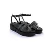 뜨거운 판매 - Sandalias Mujer 2018 학생 플랫 샌들 여성 샌들 Peep-Toe 플랫폼 신발 여름 샌들 검투사 신발 Zapatos Mujer