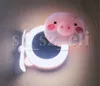 USB LEDライト化粧品ミラーファンかわいい動物化粧鏡の美容ツール夏の屋外携帯用ファン