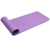 15/10 / 8mm Dikke NBR Slip Yoga Mat / Fitness Mat met exclusief pakketzak 183x61x1.5 (cm) zwart