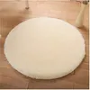 Home Supplies 3 Size Large Long Plush Shaggy Soft Round Carpet Non-Slip Floor Rug Yoga Mat For Bedroom Parlor Living Room