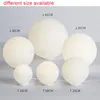 Modern LED -bordslampa Rund Boll Globe Belysning Frostad Milk White Lampshade Desk Light Glass Ball Glass Diffuser Bedside Bedroom 5407758