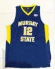 Murray State Racers 12 Ja Morant Jersey Temetrius Jamel OVC Ohio Valley NCAA College Basketball indossa la maglia universitaria S-XXXL