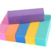 Colorful Nail Art File Buffers Sanding Block Buffering Polish Manicure Tool Kit Polish Sandpaper File Brush Nails Accessories HHAa168