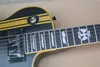 Élégant fer cross sw vieille guitare électrique jaune corpus crossback rayé et frettes hardwaresspéciales noires en inaycan soyez personnaliser4254084