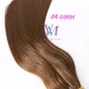 Extensions de cheveux humains brésiliens européens lisses en kératine, vierges Remy, pré-collés, 1g/brin, 100g, à tirage unique