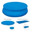 Couverture de piscine gonflable de grande taille, support en tissu, couche anti-poussière ronde PE pour jardin extérieur 229o