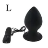 Super stor storlek 7-läge vibrerande silikon buttplugg Stor anal vibrator stor anal kontakt Unisex erotiska leksaker sexprodukter mx191219
