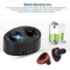 Small True Bluetooth Stereo trådlösa hörlurar vattentäta inear hörlurar trådlösa öronsnäckor öronstycken med laddningslåda för p3813076