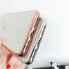 Wholesale fashion clear transparante zachte TPU galoplatige telefooncase voor iPhone XS MAX XR Aangepast Uw eigen ontwerp UV-afdrukken