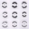 3D Mink Eye Lashes Crisscross False Eyelashes Faits à la main Doux moelleux Dramatique Full Strip Lashes