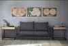 الإبداعية الصلبة الخشب الشاي الجدول غرفة المعيشة أثاث الحديد الفن الجانب العديد من عائلة شرفة الترفيه مربع الجداول بسيطة يمكن تخصيصها