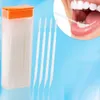 50pcs Box Floss Interdentation de dents interdentation Brosse Brosse de dents de soins dentaire dentaire Cueillette de dents de soins buccaux Cueilleur Double tête C1812280135670972