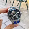 New High quality Luxury mens watch King series EXCALIBUR RDDB0750 stainless steel Master watches mechanical Automatic Sports car Wristwatch