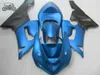 carenagens Personalizar chineses para Kawasaki 2005 2006 ZX6R Ninja ZX 636 ZX 6R 05 06 ZX6R azul fosco motocicleta carenagem bodykit TV16