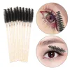 50 pièces jetable cristal poignée cils brosse Mascara spirale baguettes applicateur greffage cils friser peigne beauté maquillage outil