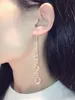 Wholesale-ins fashion luxury designer super glittering diamonds cute number long dangle stud earrings for woman girls