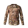 2018 neue Taktische Camouflage T Hemd Männlich Atmungsaktiv Schnell Trocknend UNS Armee Kampf Volle Hülse Outwear T-shirt für Männer