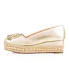 Lente/zomerschoenen Carmel Ca Casual schoenen voor vrouwen Wedge Platform Sneakers Gold Studs Glip op Loafers Damesschoenen 35-427890001