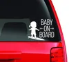1512cm New Arrival Baby on board sign surfing Car Stickers Girl Art Car Decal CA5831119409