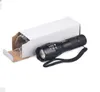 4000LM 5 أوضاع قابلة للتكبير XML-T6 LED المصباح المضاد للماء Lanterna Light Torch Torch Light Tactical Hunting Flashling لركوب التخييم مجموعات معدات الطوارئ المشي لمسافات طويلة