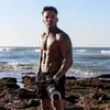 Academia Musculação Mens Cool Summer Casual Calças curtas Red Black Male Jogger Workout Praia Shorts para Homens