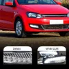 1 VW Volkswagen Polo Mk8 6R 2012 2012 2012 2013 자동차 LED 안개 램프 DRL 전면 범퍼 조명 및 와이어 프레임 커버 6rd 941 699 6rd 941 700