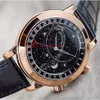 Latest Version Men Wristwatches 6102 6104 sky moon phase Automatic Movement Leather Strap Mens Background Transparent Watch Diamond Watches