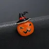 2019 Halloween Emalia Broszki Kreskówki Czarownica Dynia Samochód Lapel Broszka Pin Dla Kobiet Mężczyzn Dzieci Moda Biżuteria Akcesoria