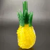 Tuyaux à la main en verre en gros ananas style fumant des accessoires de brûleur de tabac de tabac 12cm longueur