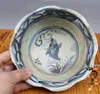 Chinese old porcelain ornaments Blue and white bowl