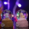 Decorazione di sfere di cristallo di cervo in resina super carina, sfere di cristallo, coppie, regali di compleanno, regali di festa, artigianato