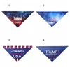 BIDEN TRUMP Pets Scarves Adults Magic Scarf 2020 American President Election Donald Trump Biden Letter Turban Dogs Cats Bandanas DBC BH3786