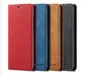 Forwenw Magnetic Leather Wallet Cases Läderstötfångare med kortplats Flip Magnet Cover för iPhone14 13 11 XS Samsung S10 Huawei