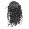 VIAE Brésilien Vierge Human Table à queue de queue 140g 3A 3A 3B 3C Kinky Curly Curly Natural Hole Track Clip dans les extensions de cheveux Cordstring