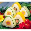 Triangle Sushi Mold Sushi Cuisine Triangle Rice Ball Maker DIY Cooking Kitchen Tools Rice Ball Mold HHA676