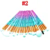 3D Diamond Makeup Brushes 20pcs Makeup Brushs Sets Eyeshadow Eyelash Lip brush Face Blender Brush Powder Concealer Make Up Brushes Kit Tools