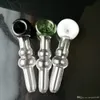 fumaça Gourd pote de vidro bongs acessórios, vidro cachimbos coloridos mini-multi-cores Pipes melhor mão Colher de vidro da tubulação