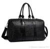 Factory Wholesale Brand Men Sac Sac à main noir tissé à main