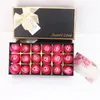 18Pcs Artificial Rose Floral Bath Soap Rose Flower Petals with Gift Box for Women Girl Birthday Anniversary Wedding Valentines Day