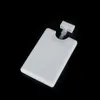 20ML White Plastic Credit Card Shape Pocket Size Flat Spray Bottle Travel Fine Mist Bottle Refillable Moisturizing Sprayer Bottle Container