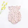 INS Summer Baby Girl Noworodka Rompers niemowlę One Piece Ostrocie Koszyk Ubrania niemowlęta