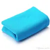 Nouvelle serviette froide Sports d'été serviette de refroidissement de glace Double couleur hypothermie serviette fraîche 33*88 cm pour enfants serviettes de sport pour adultes 2934