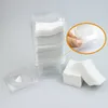 Bomullspanna Box Nail Art Remover Papper Torka Hållare behållare Förvaringsväska med 300pcs Bomullstorkar UV Gel Cleaner Lint Dust Gratis Towelna092