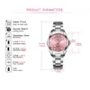 Chenxi Women Luksusowy rhinestone kwarc ze stali nierdzewnej zegarki Lady Business Watch Sukienka żona Prezent na rękę Relogio feminino8799056