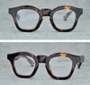 Wholesale-frames Merk bril frames Vintage ronde brilmonturen voor vrouwen Het masker handgemaakte bijziendheid bril met case