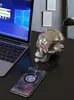 Skull Head LED -belysning Högtalare Trådlös Bluetooth Bass Stereo Musikspelare Dazzle USB Portable Wireless Bluetooth Speaker Hallowe1397832