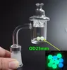 25mm XL Quartz Banger with Spinning Carb Cap and Terp Pearl 10mm 14mm 18mm Quartz Thermal Banger Nails For Bongs Oil RIgs