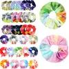 Corea Velvet Hair Scrunchie Elástico cinta personalizada Bandas para el cabello Color degradado Mujeres Niñas Headwear Ponytail Holder Accesorios para el cabello Scrunchy C121802