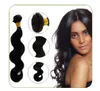 Malaysisk kropp Waev Virgin Human Hair Weave 100g 1pcs Mänskliga hårbuntar 10 "-26 inches hårvävbuntar